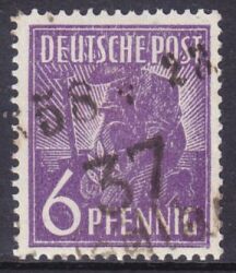 1948  Freimarke mit Bezirksstempel-Aufdruck - 167