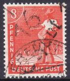 1948  Freimarke mit Bezirksstempel-Aufdruck - 168