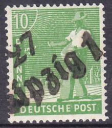 1948  Freimarke mit Bezirksstempel-Aufdruck - 169