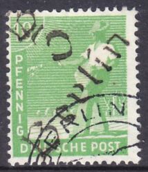 1948  Freimarke mit Bezirksstempel-Aufdruck - 169