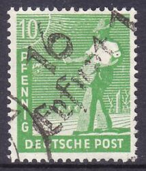 1948  Freimarke mit Bezirksstempel-Aufdruck - 169