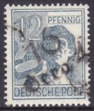 1948  Freimarke mit Bezirksstempel-Aufdruck - 170