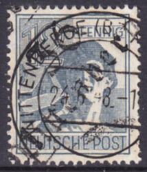 1948  Freimarke mit Bezirksstempel-Aufdruck - 170