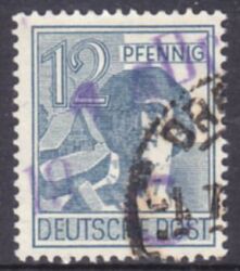 1948  Freimarke mit Bezirksstempel-Aufdruck - 170