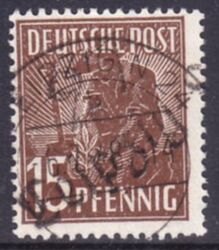 1948  Freimarke mit Bezirksstempel-Aufdruck - 171
