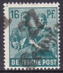 1948  Freimarke mit Bezirksstempel-Aufdruck - 172