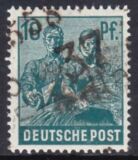 1948  Freimarke mit Bezirksstempel-Aufdruck - 172