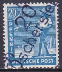 1948  Freimarke mit Bezirksstempel-Aufdruck - 173
