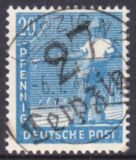1948  Freimarke mit Bezirksstempel-Aufdruck - 173