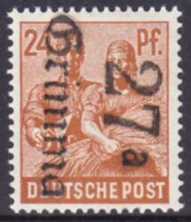 1948  Freimarke mit Bezirksstempel-Aufdruck - 174