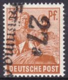 1948  Freimarke mit Bezirksstempel-Aufdruck - 174