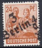 1948  Freimarke mit Bezirksstempel-Aufdruck - 174