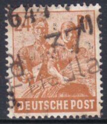 1948  Freimarke mit Bezirksstempel-Aufdruck - 174