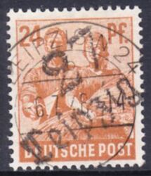 1948  Freimarke mit Bezirksstempel-Aufdruck - 174