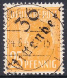 1948  Freimarke mit Bezirksstempel-Aufdruck - 175