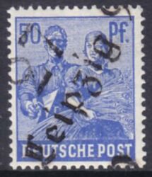 1948  Freimarke mit Bezirksstempel-Aufdruck - 178