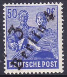 1948  Freimarke mit Bezirksstempel-Aufdruck - 178