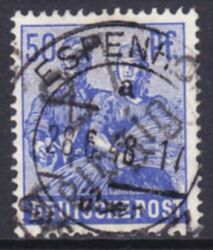 1948  Freimarke mit Bezirksstempel-Aufdruck - 178