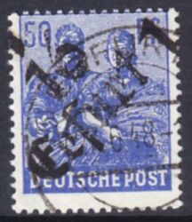 1948  Freimarke mit Bezirksstempel-Aufdruck - 178