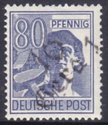 1948  Freimarke mit Bezirksstempel-Aufdruck - 180