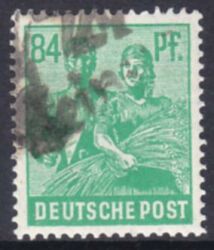 1948  Freimarke mit Bezirksstempel-Aufdruck - 181