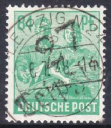 1948  Freimarke mit Bezirksstempel-Aufdruck - 181