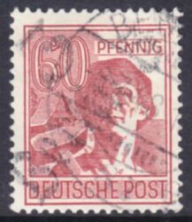 1948  Freimarke mit Bezirksstempel-Aufdruck - 179