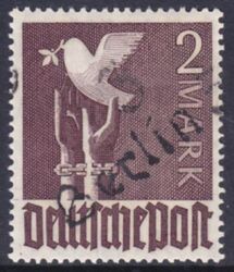 1948  Freimarke mit Bezirksstempel-Aufdruck - II