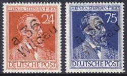 1948  Freimarke mit Bezirksstempel-Aufdruck - III