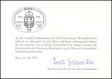 1975  Ministerkarte - Belagerung der Stadt Neuss