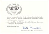 1979  Ministerkarte - Europisches Parlament