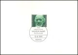 1981  Ministerkarte - Wilhelm Raabe