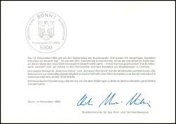 1985  Ministerkarte - Grundgedanken der Demokratie