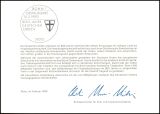 1990  Ministerkarte - Deutscher Orden