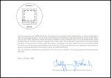 1995  Ministerkarte - Universität Carolo-Wilhelmina