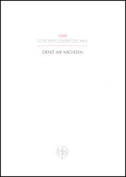 1999  Ministerkarte - Dienst am Nächsten
