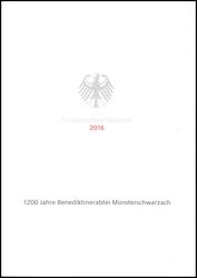 2016  Ministerkarte - Benediktinerabtei Mnsterschwarzbach