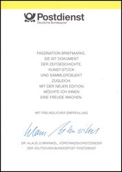 1994  Ministerkarte - Heinrich Hertz