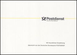1992  Ministerkarte - Todestag von Konrad Adenauer