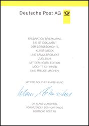 1995  Ministerkarte - Franz Josef Strau