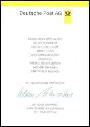 1995  Ministerkarte - Franz Josef Strauß
