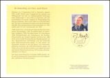 1995  Ministerkarte - Franz Josef Strauß