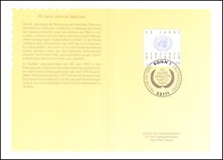 1995  Ministerkarte - 50 Jahre Vereinte Nationen