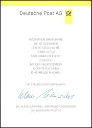 1995  Ministerkarte - Geburtstag des Großen Kurfürsten