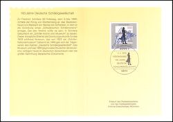 1995  Ministerkarte - Deutsche Schillergesellschaft