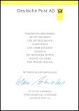 1995  Ministerkarte - Deutsche Schillergesellschaft