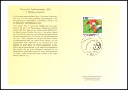 1998  Ministerkarte - Deutscher Fuballmeister