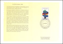 1998  Ministerkarte - Europa: Nationale Feste und Feiertage