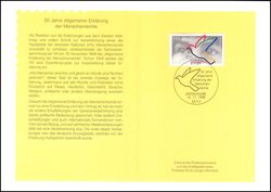 1998  Ministerkarte - Erklrung der Menschenrechte
