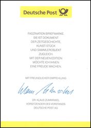 1999  Ministerkarte - 1100 Jahre Weimar